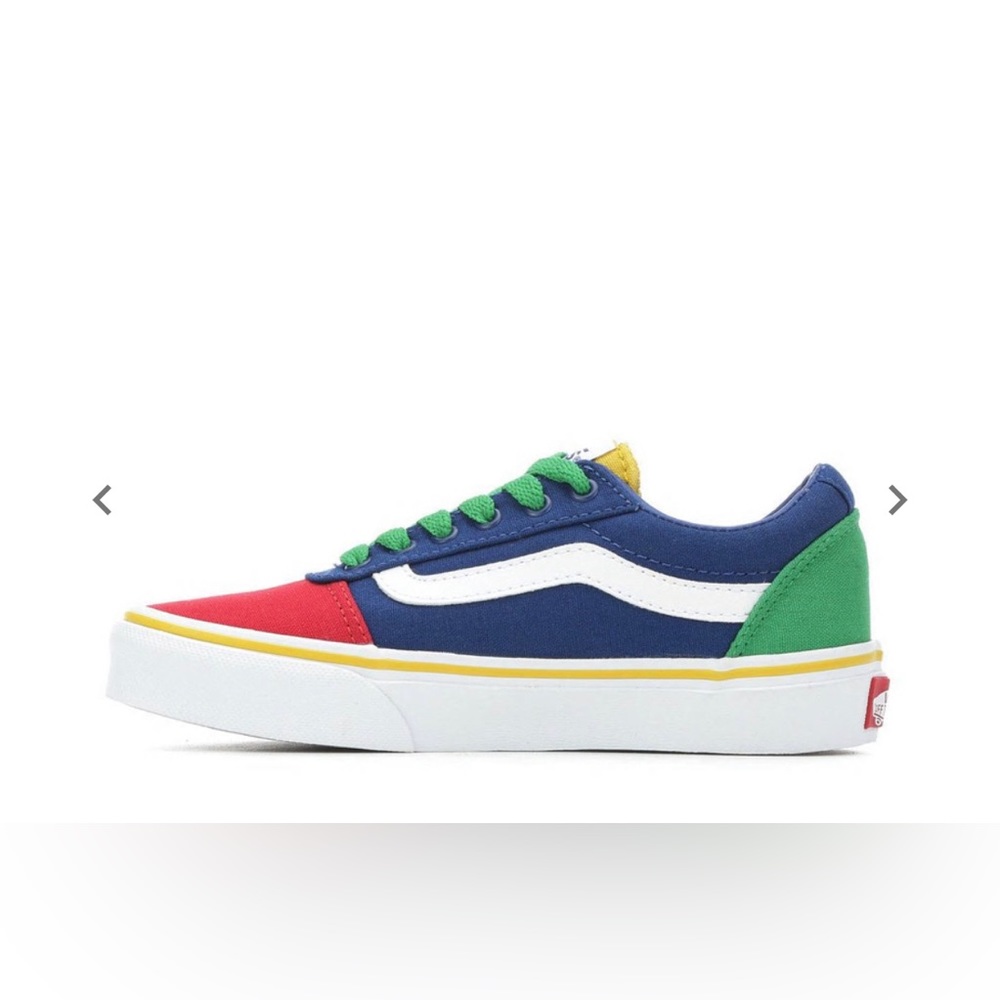 VANS Canvas Multi-Color Sneaker- Kids Size 4.5